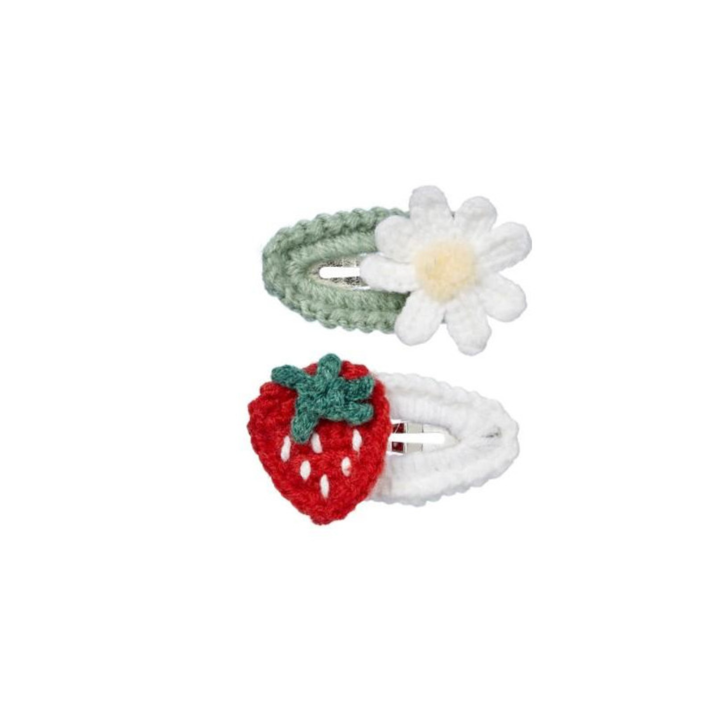 Barrettes Vivy fleur de fraise