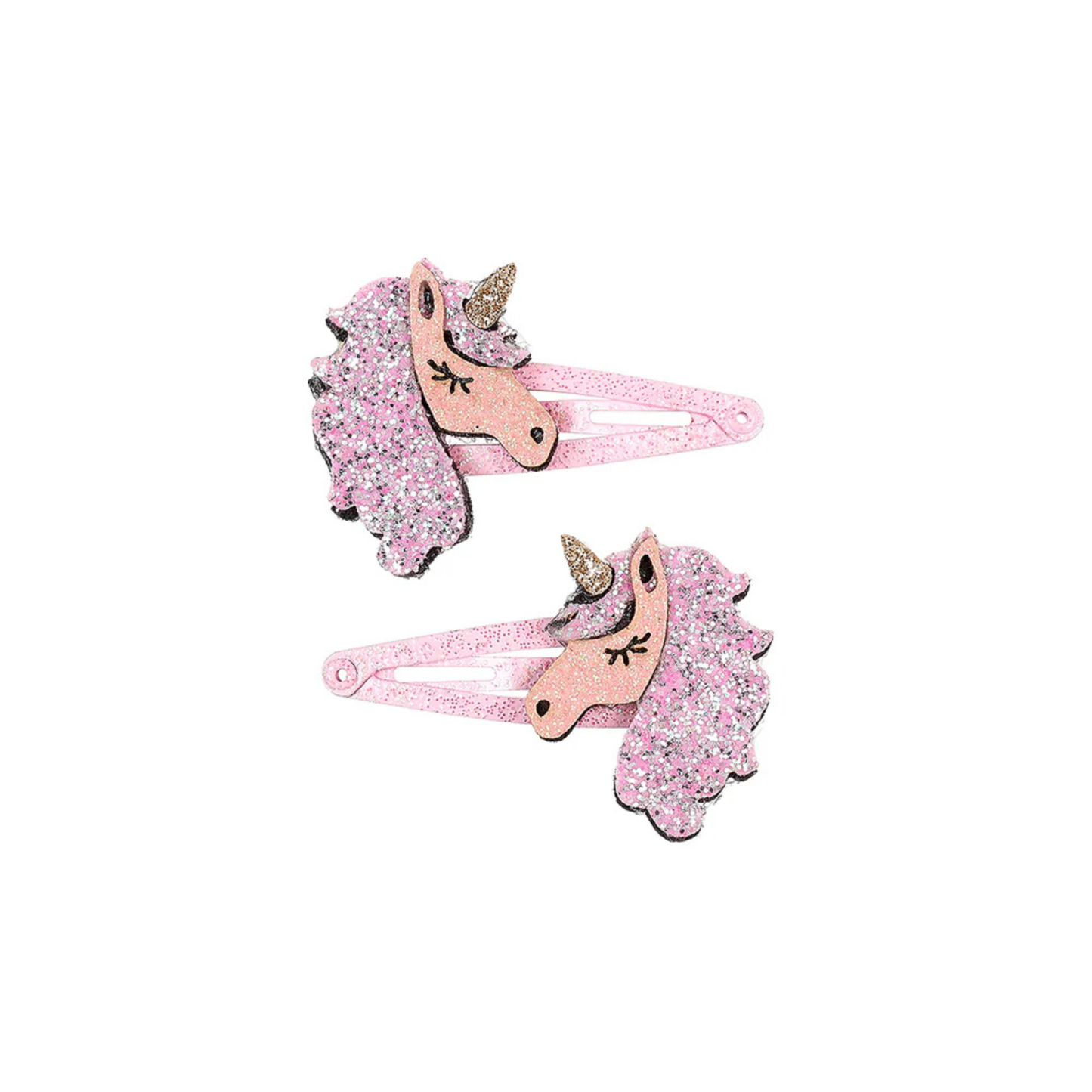 Barrettes cheveux Licorne Willow roses - Souza
