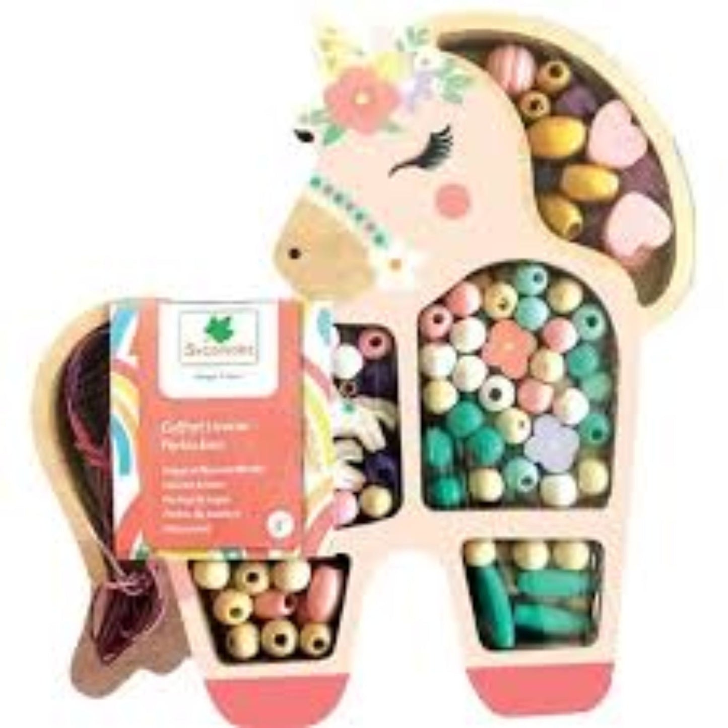 Coffret de perles en bois - Sycomore
