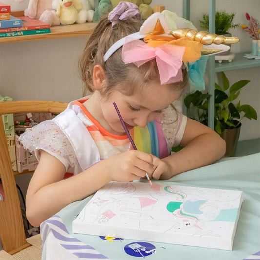 Kit de peinture au numéro pour enfants - Licorne