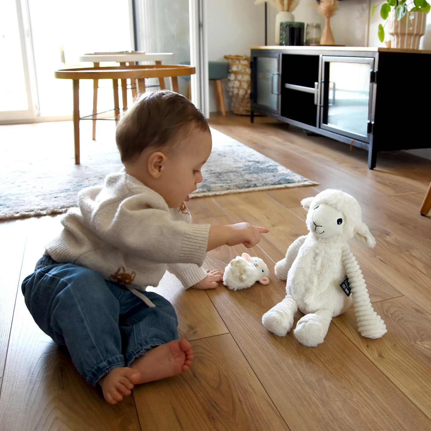 Peluche Mouton Maman & Bébé - Les Déglingos