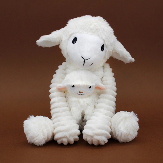 Peluche Mouton Maman & Bébé - Les Déglingos