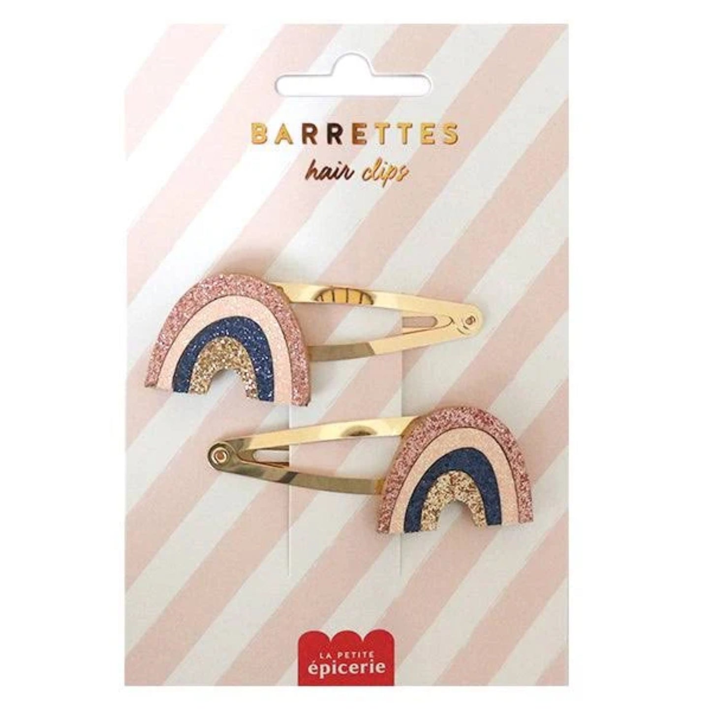 Barrettes cheveux Arc-en-ciel - La Petite Epicerie
