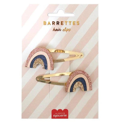 Barrettes cheveux Arc-en-ciel - La Petite Epicerie