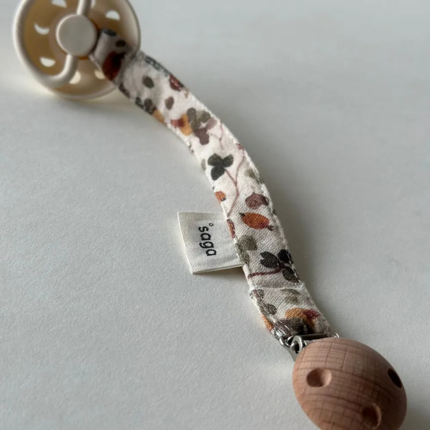 Attache-sucette en coton biologique - Pala - SAGA Copenhagen