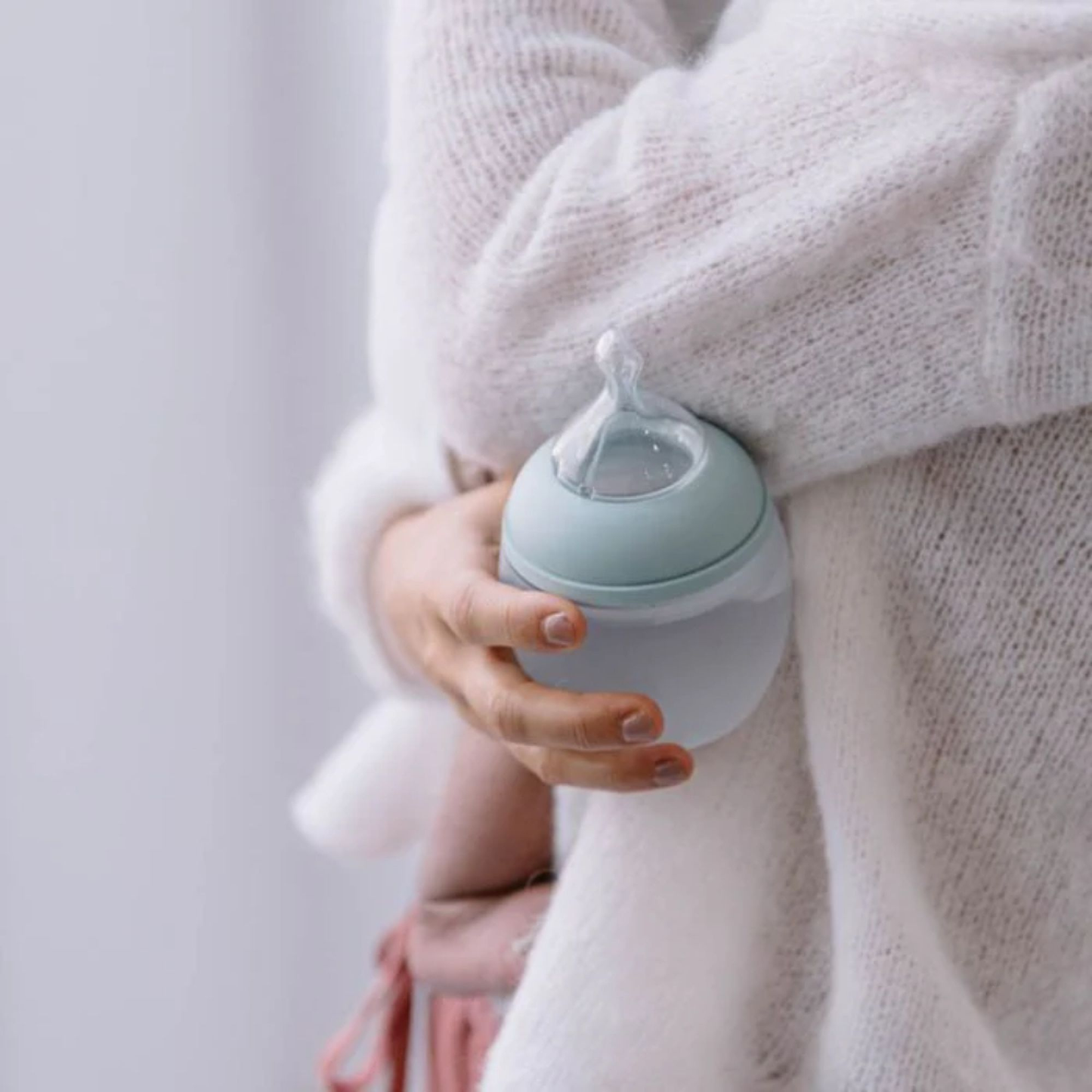 Biberon anti-colique 150 ml en silicone médical - Élhée