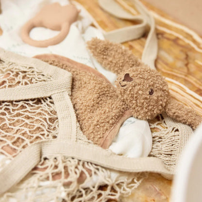 Doudou attache sucette Lapin - Jollein