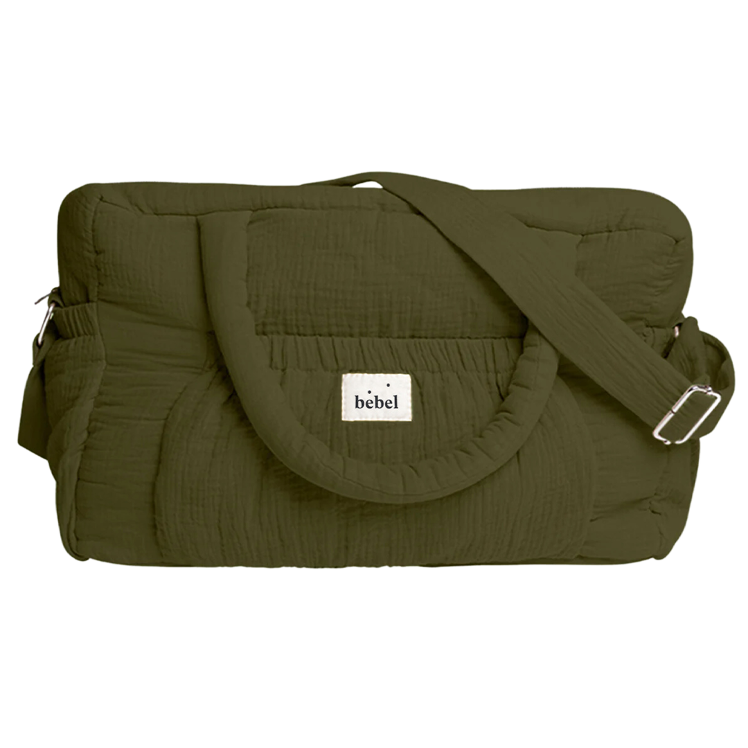 Sac à langer "Comme un bonbon" - Kaki - Bebel