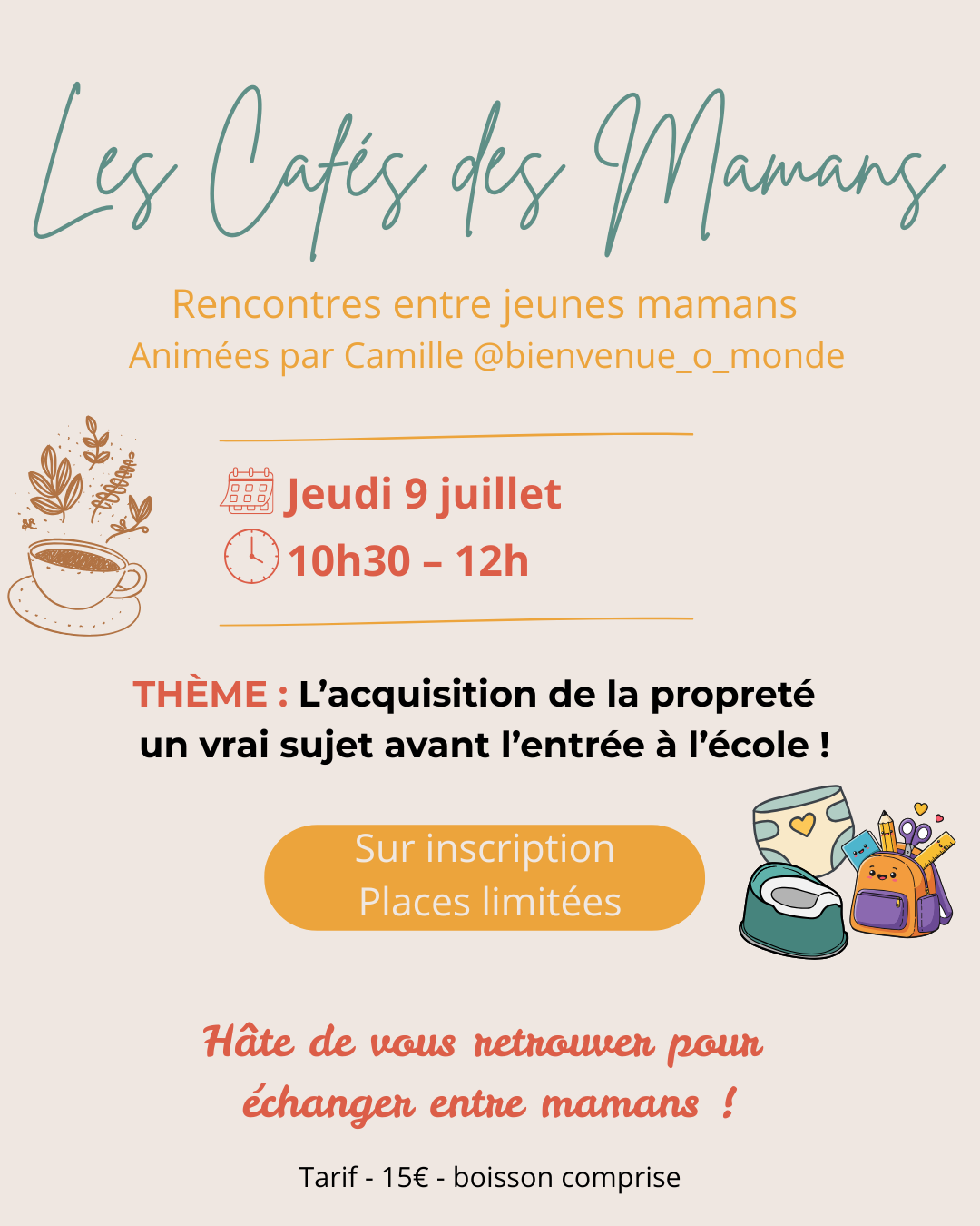 Le Café des Mamans | Atelier parentalité