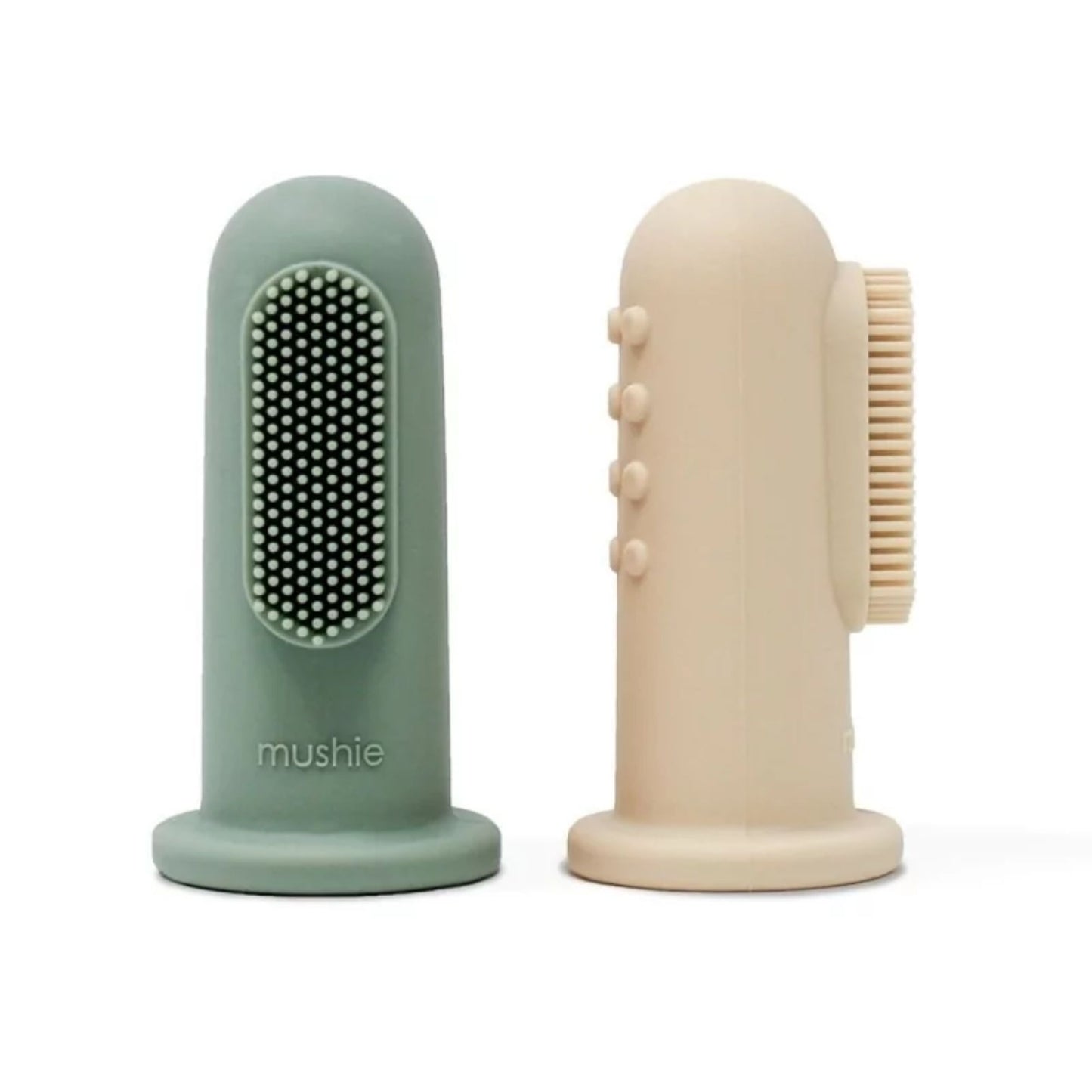 Lot de 2 brosses à dents à doigt - Mushie