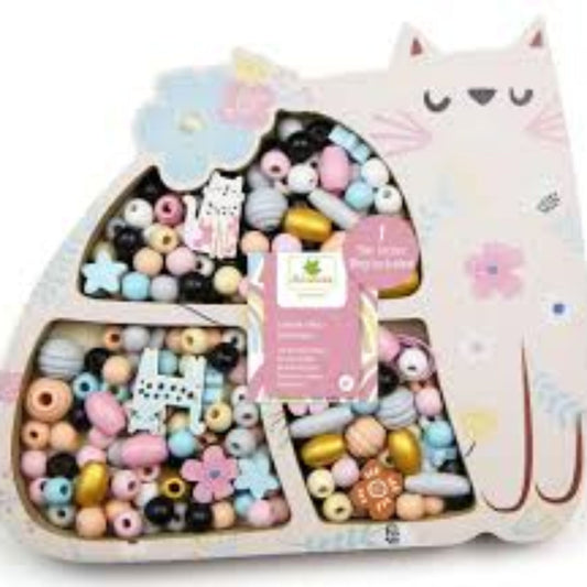 Coffret de perles en bois - Sycomore