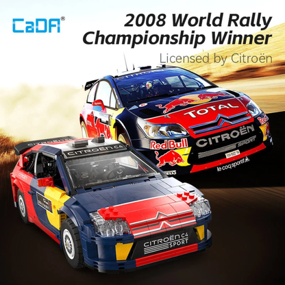 Citroën C4 WRC 2008 à construire – 1 569 pièces – CaDA