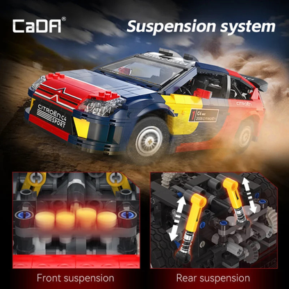 Citroën C4 WRC 2008 à construire – 1 569 pièces – CaDA