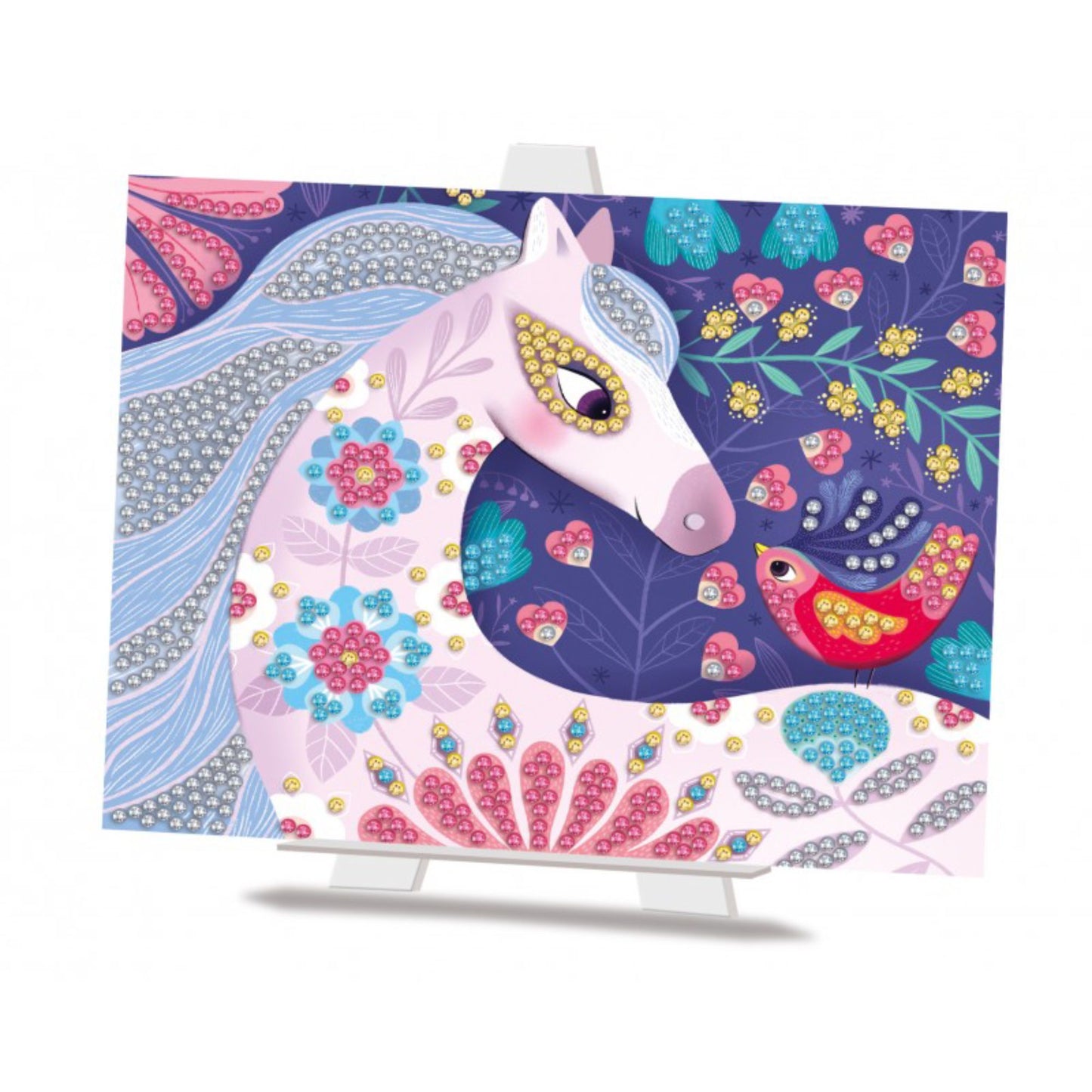 Cartes à créer "Chevaux de diamants" - Créa Lign'