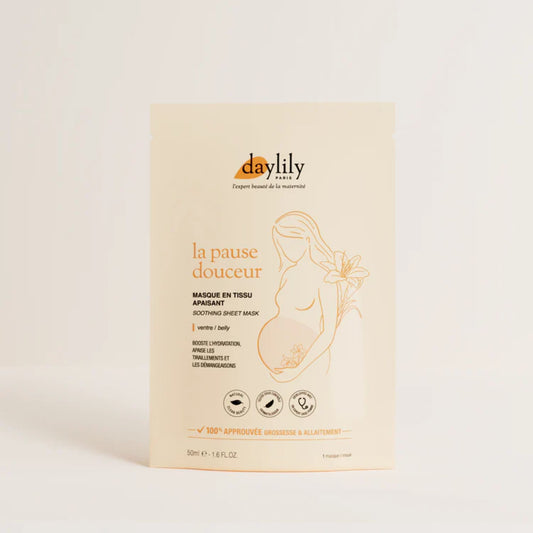 Masque tissu apaisant pour le ventre - Daylily