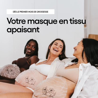 Masque tissu apaisant pour le ventre - Daylily