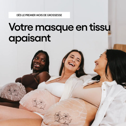 Masque tissu apaisant pour le ventre - Daylily