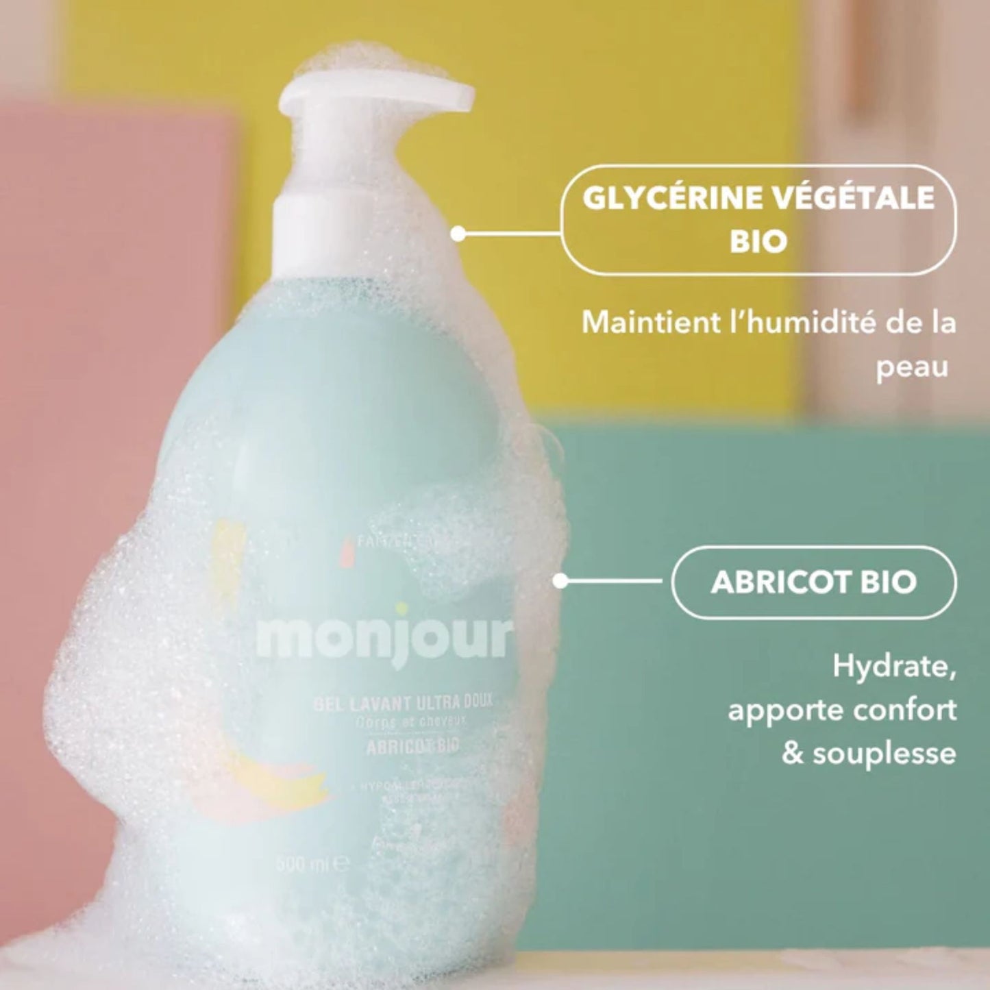 Gel lavant corps & cheveux - Monjour