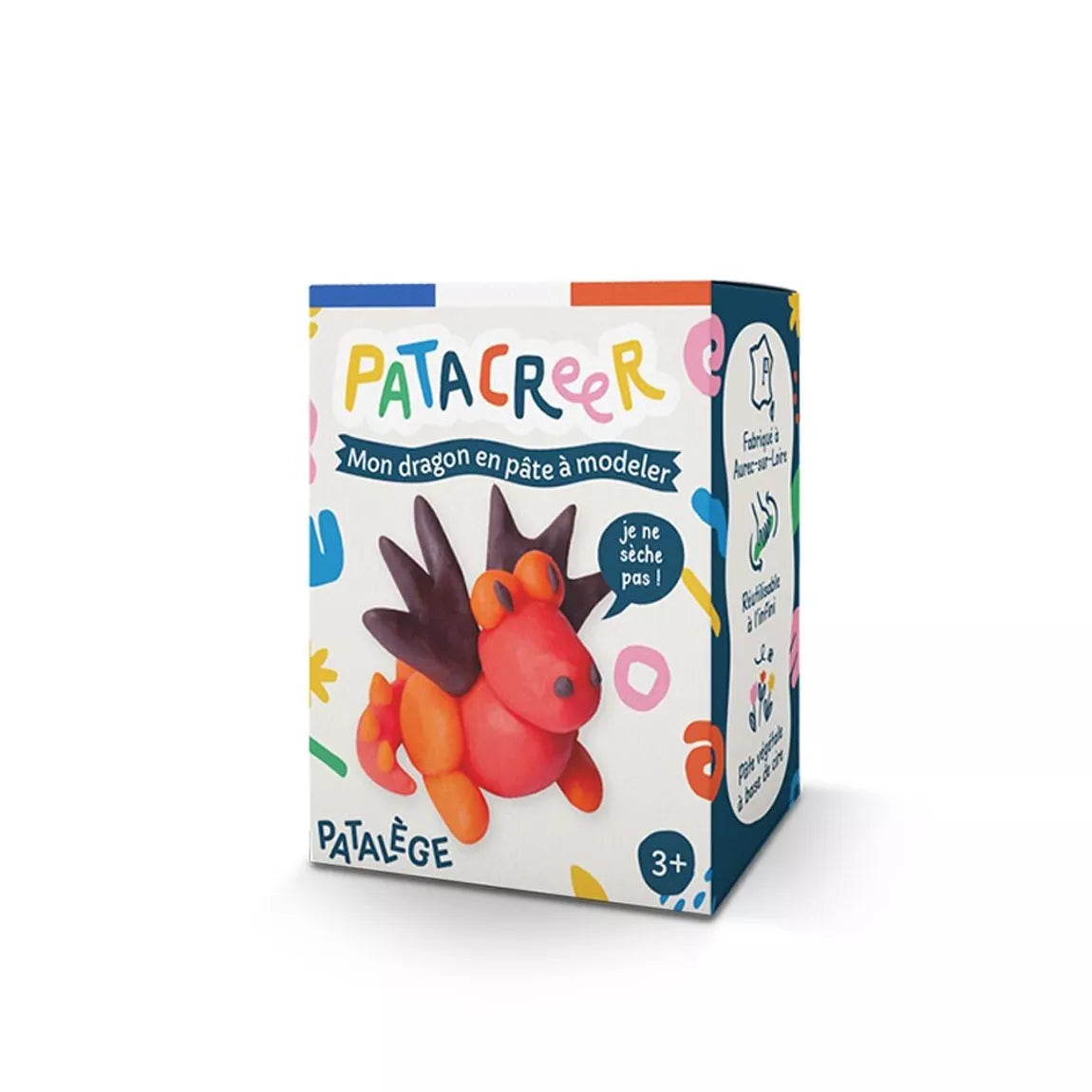 Kit PATACRÉER mon dragon en pâte à modeler