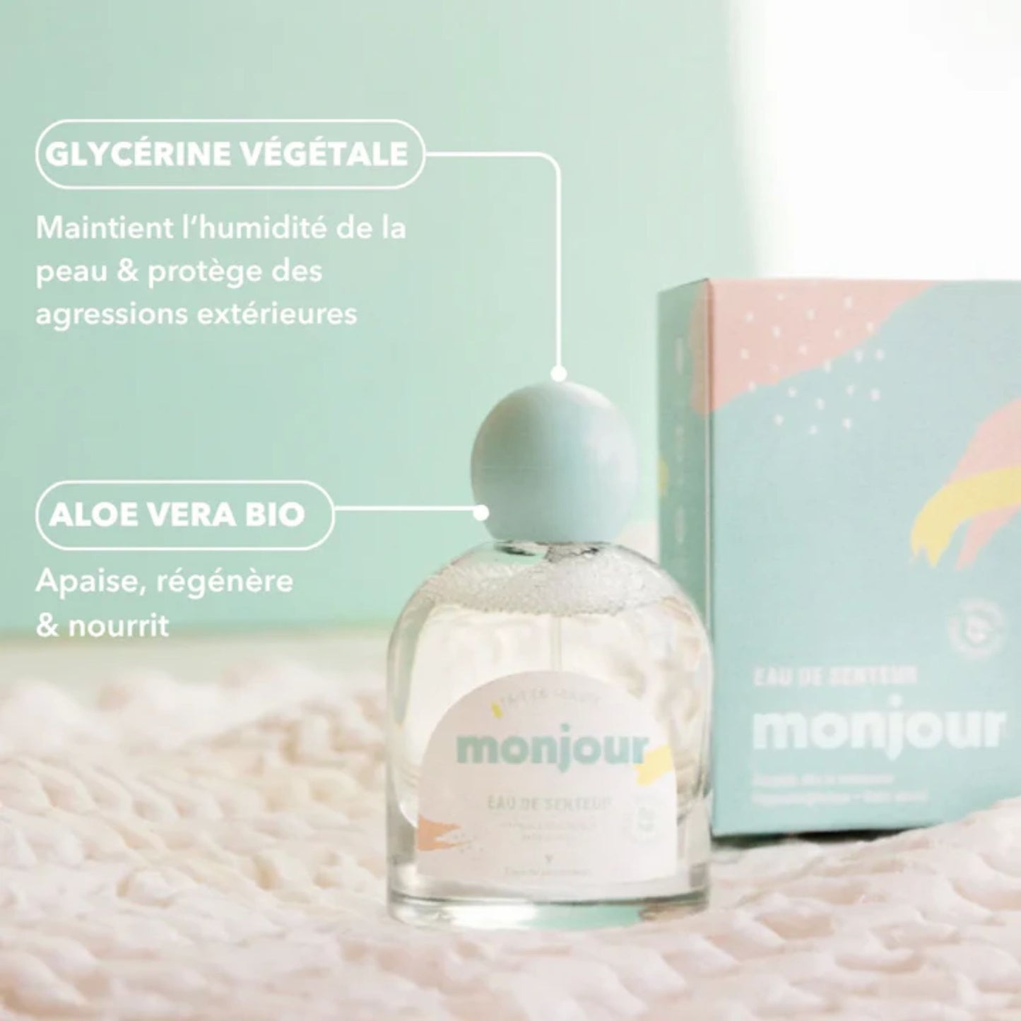 Eau de senteur dès la naissance - Monjour