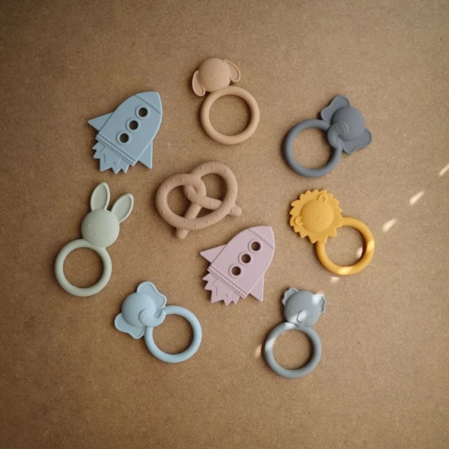 Anneau de dentition en silicone - Mushie