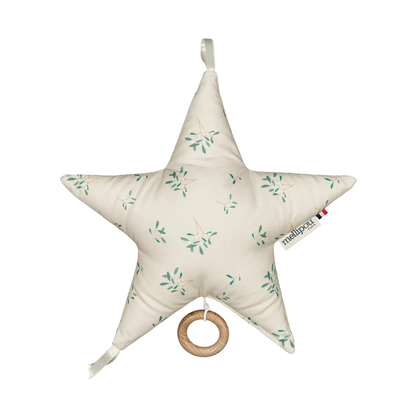 Peluche musicale Étoile Minibam Holiday "Light My Fire" pour bébé - Mellipou