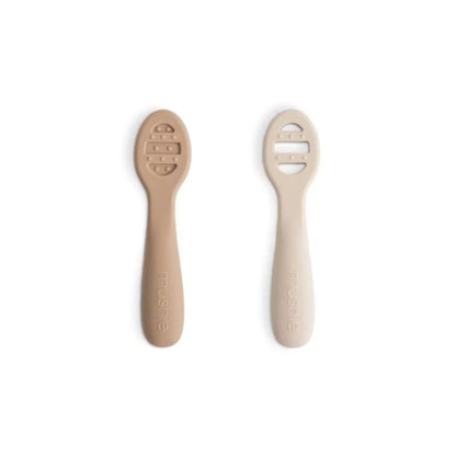 Lot de 2 cuillères d'apprentissage - Mushie