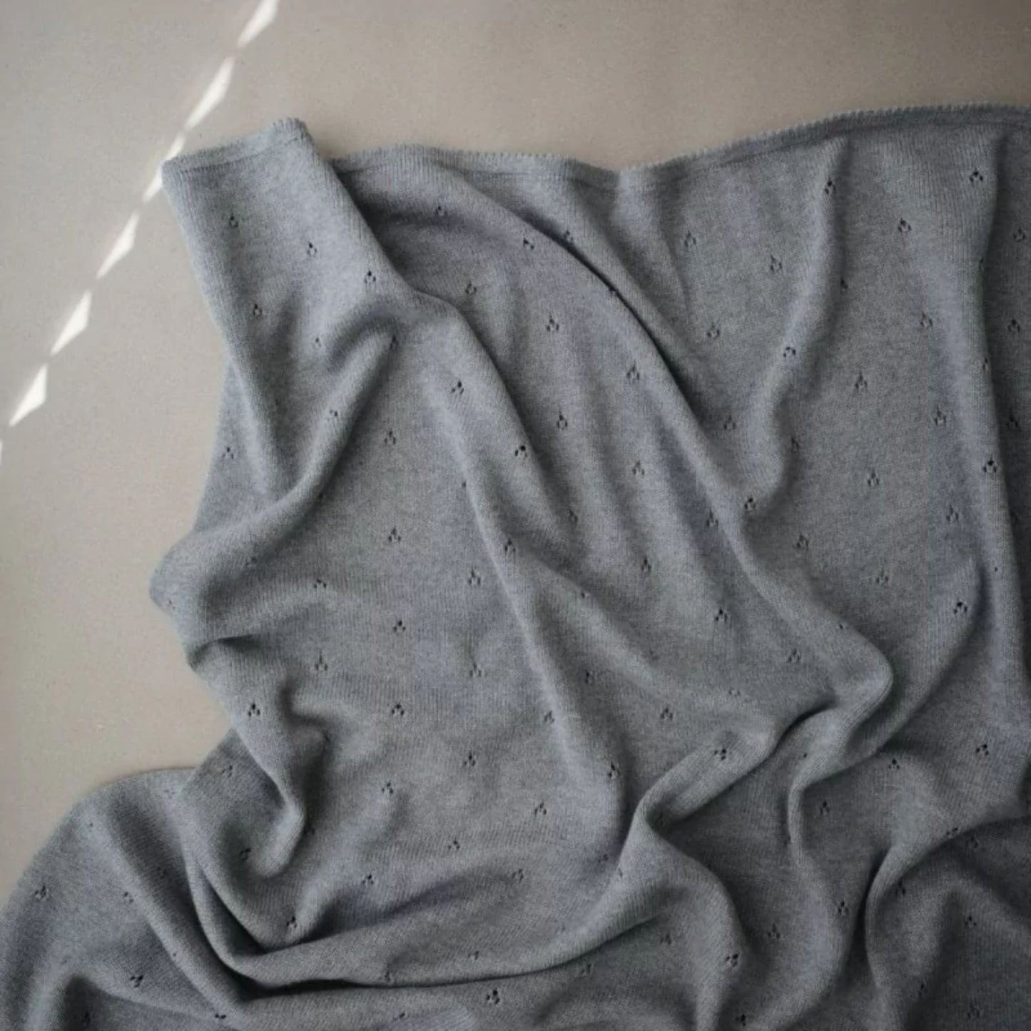 Couverture tricotée - Mushie