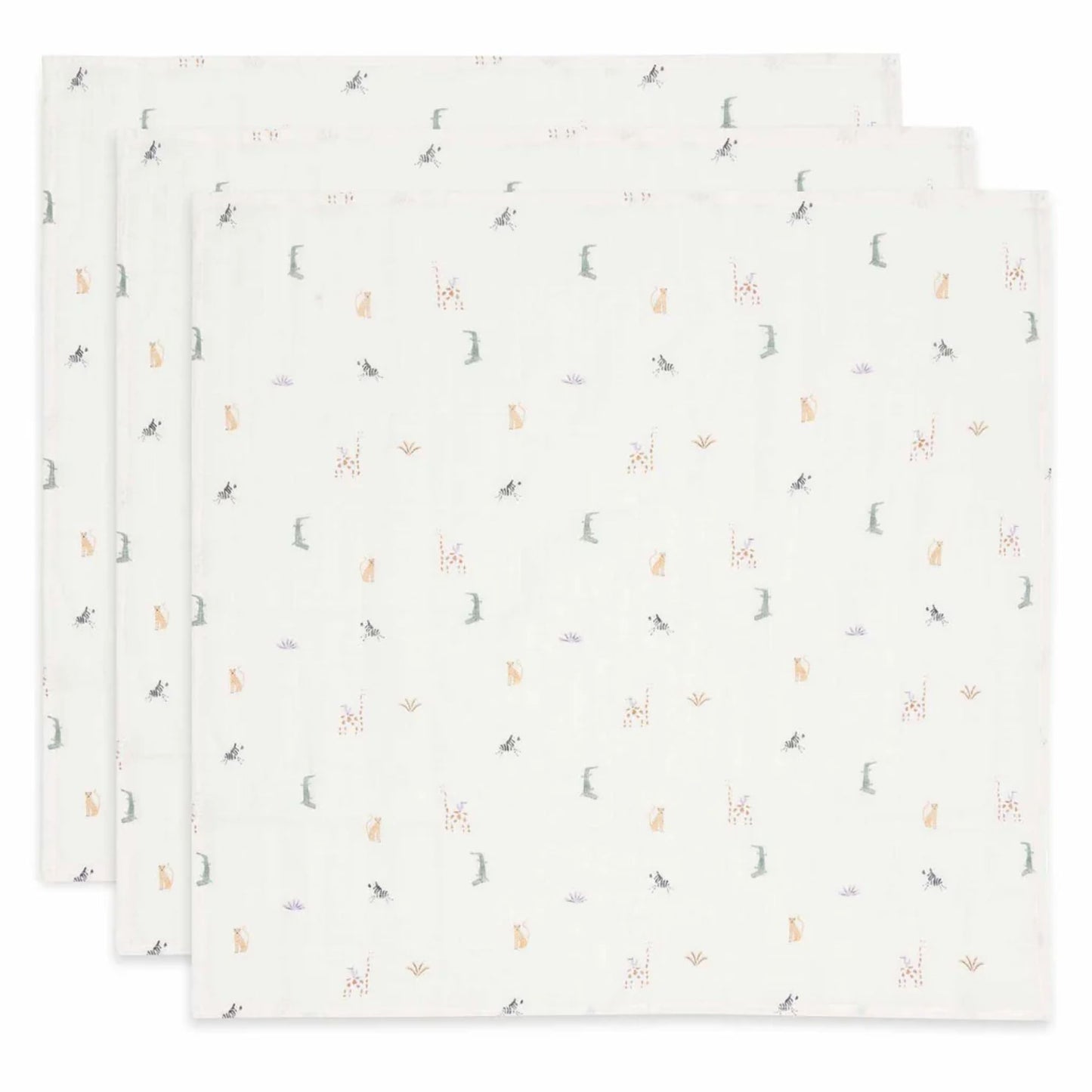 Lot de 3 langes en gaze de coton - Jollein