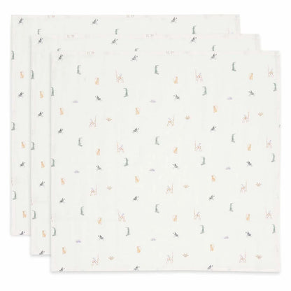Lot de 3 langes en gaze de coton - Jollein