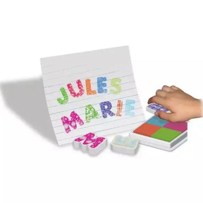 Alphabet box à tamponner - Créa Lign’