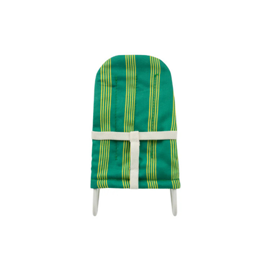 Mini transat pour poupée - Striped Green | GOMMU