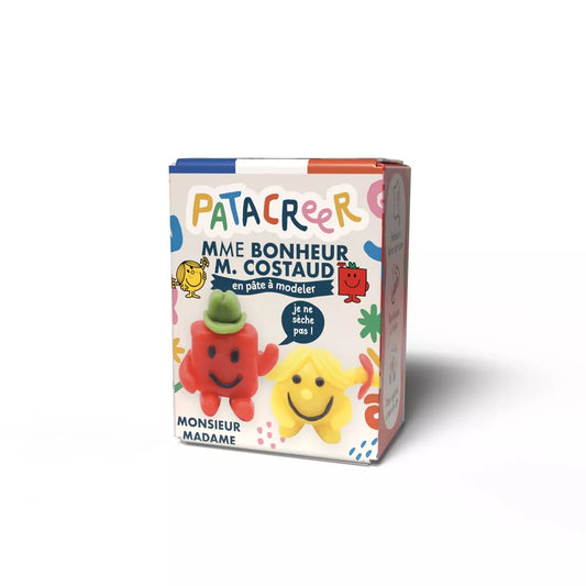 Kit PATACREER MmeBONHEUR & MrCOSTAUD en pâte à modeler