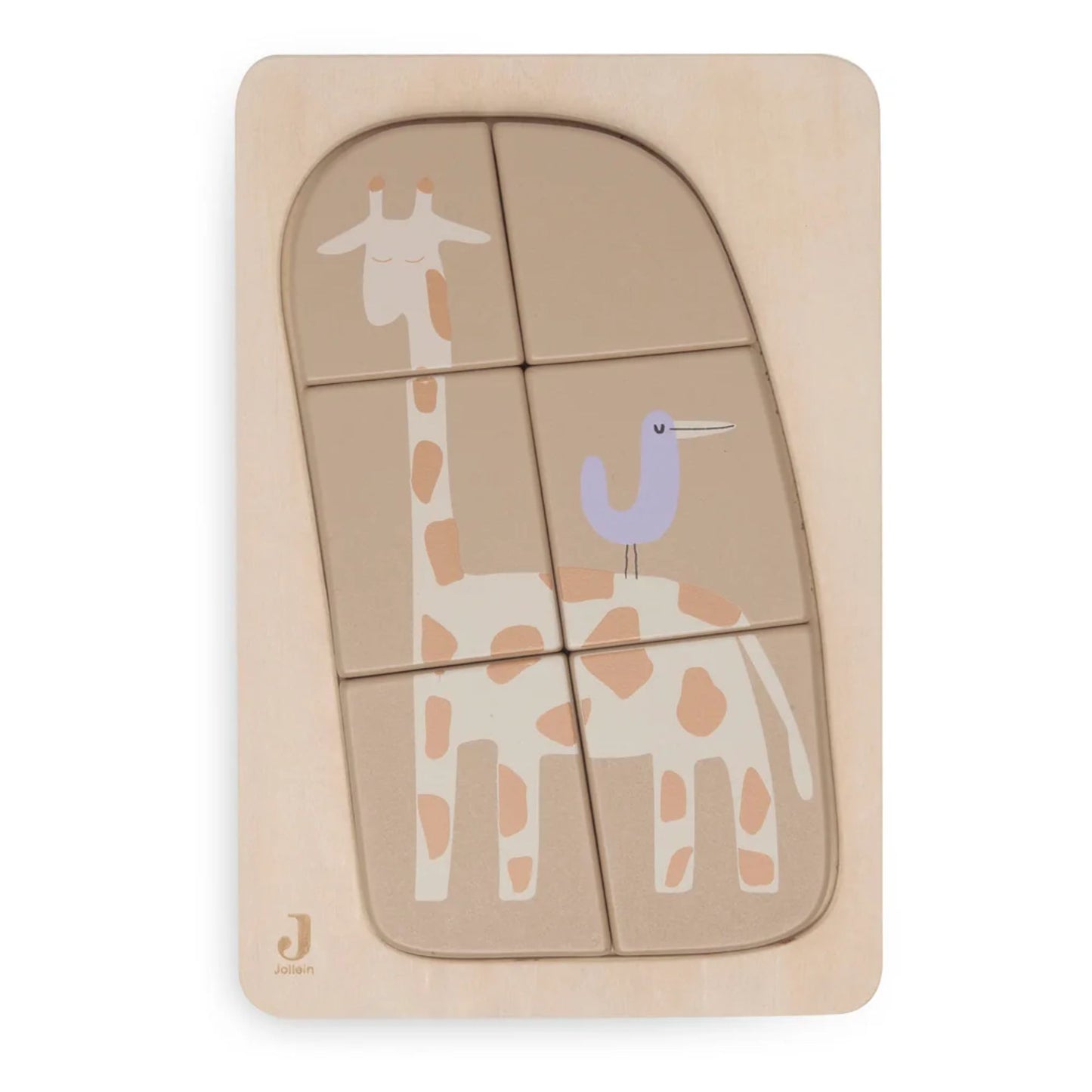 Puzzle en bois Girafe - Jollein