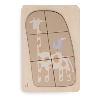 Puzzle en bois Girafe - Jollein
