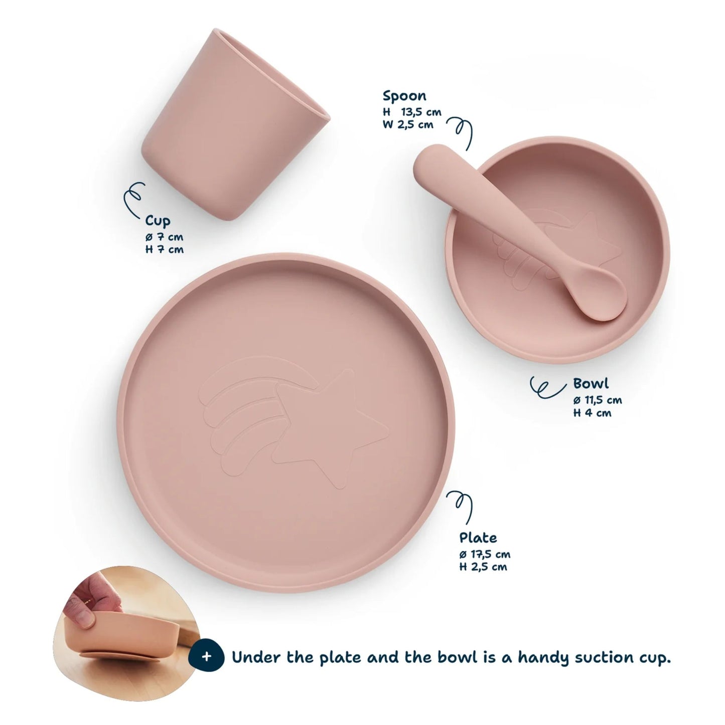 Coffret repas en silicone - Jollein