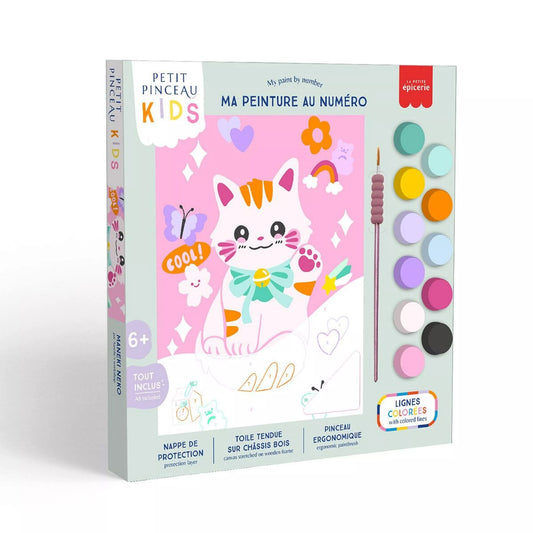 Kit de peinture au numéro pour enfants - Maneki Neko