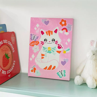 Kit de peinture au numéro pour enfants - Maneki Neko