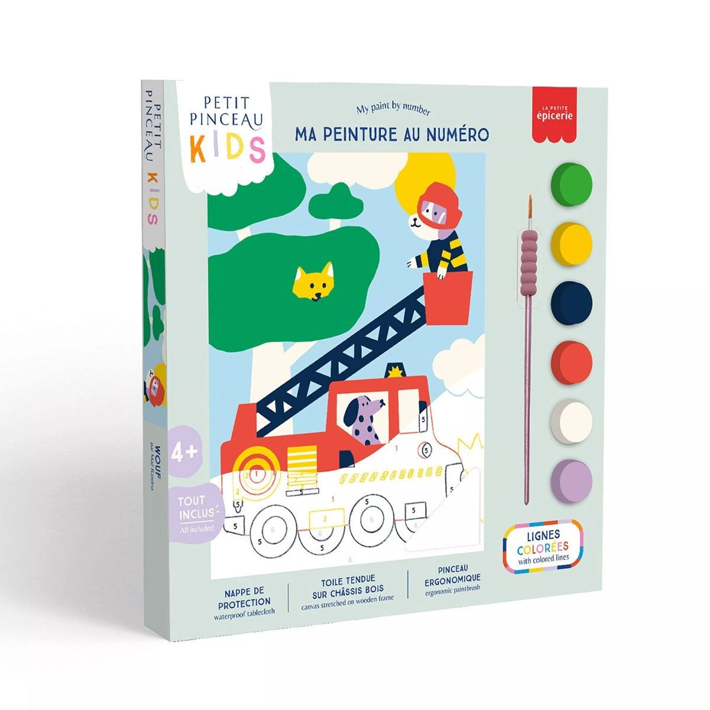 Kit de peinture au numéro pour enfants - Wouf