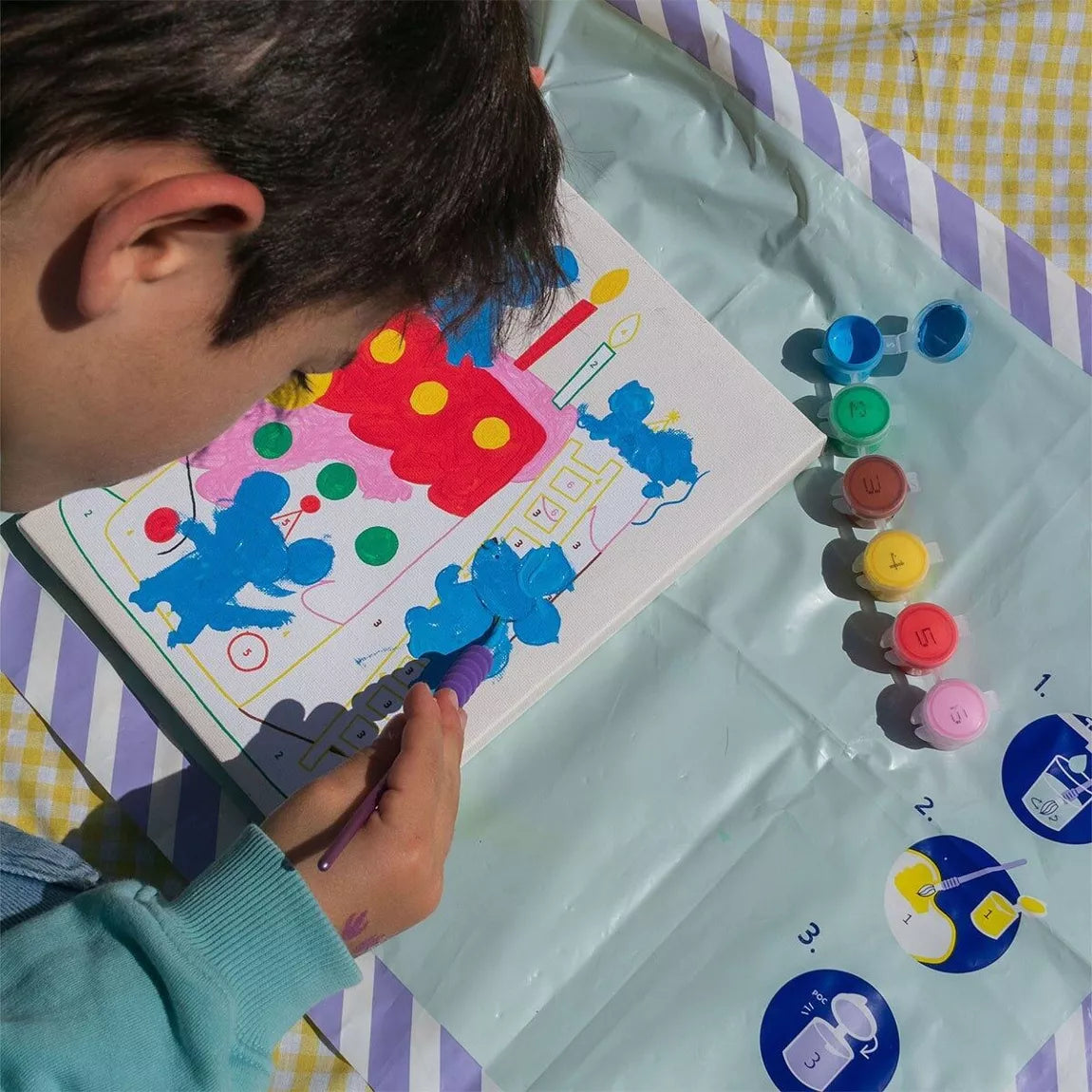 Kit de peinture au numéro pour enfants - Yummy