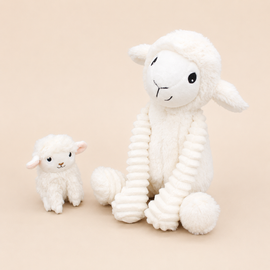 Peluche Mouton Maman & Bébé - Les Déglingos