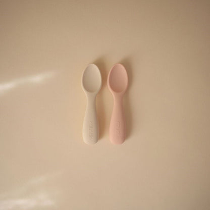 Lot de 2 cuillères bébé - Mushie