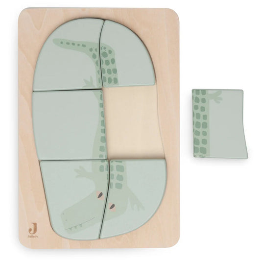 Puzzle en bois Croco - Jollein
