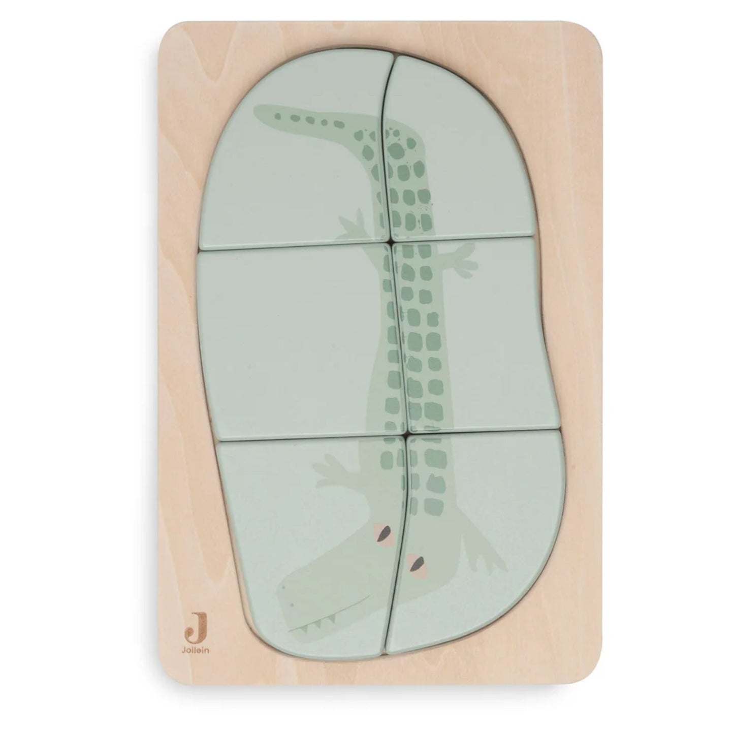 Puzzle en bois Croco - Jollein