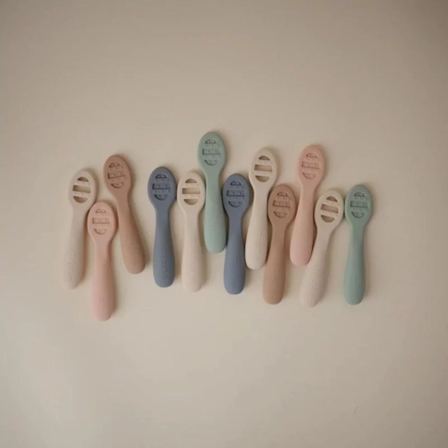 Lot de 2 cuillères d'apprentissage - Mushie