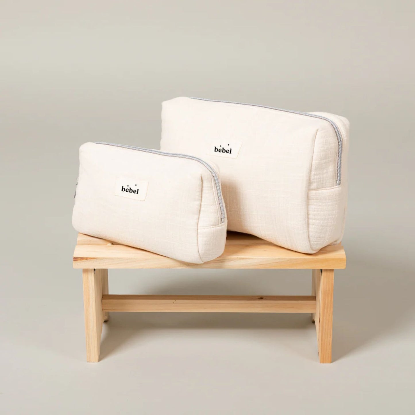 Trousse de Toilette Effet Lin - BEBEL