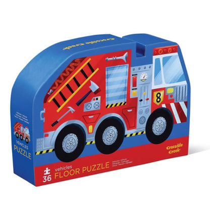 Maxi puzzle Les véhicules - Crocodile Creek