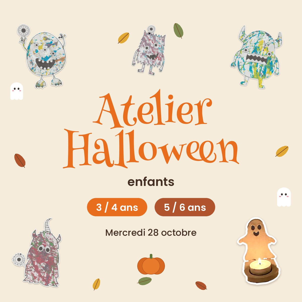 Atelier créatif - Thème Halloween