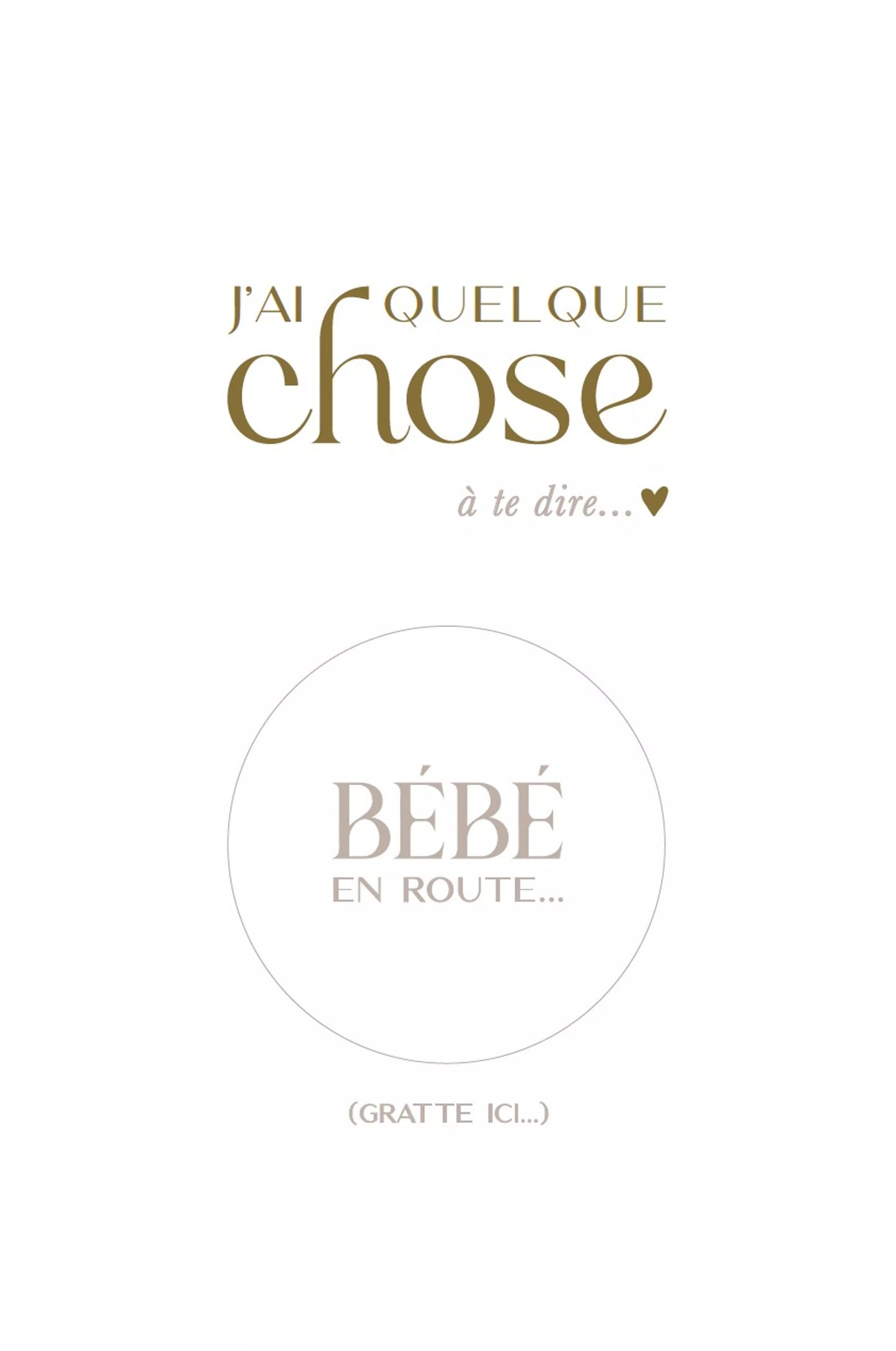 Carte annonce à gratter - Zakuw