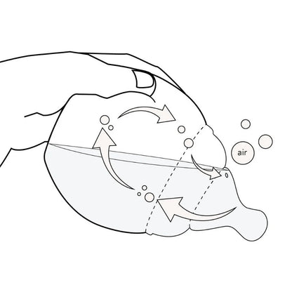 Biberon anti-colique en silicone médical 240 ml - Élhée